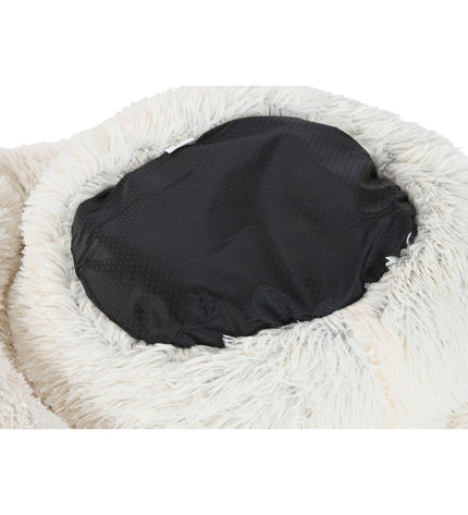 Two dark gray Home ESPRIT dog beds in a rectangular shape, measuring 73x64x16 cm, designed for small pets.