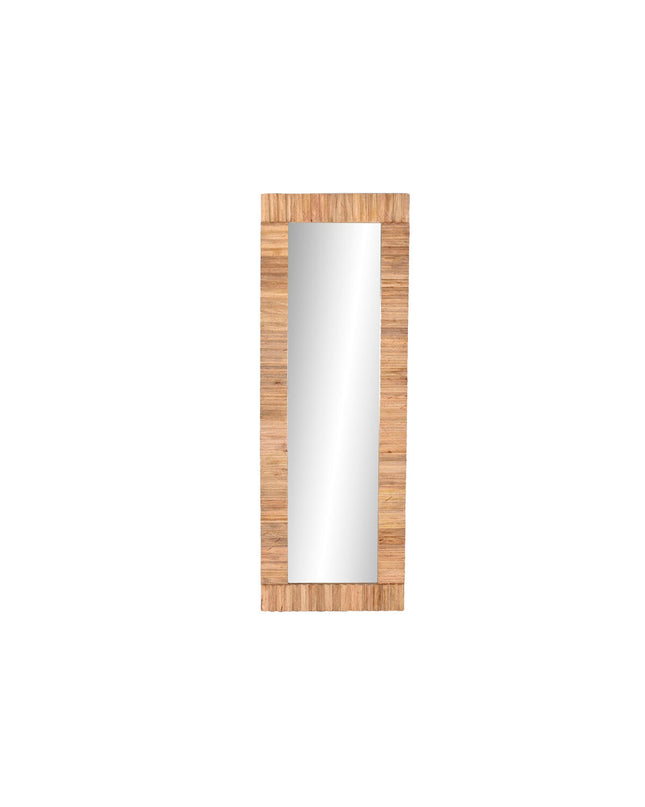 Modern Home ESPRIT natural wall mirror with a sleek 60x4x172 cm design, ideal for home decor and stylish interior accents.