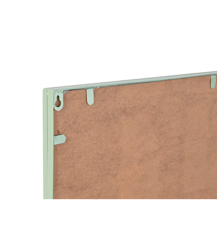 Home ESPRIT Groen Wandspiegel in vensterstijl, Scandi design, 122x122 cm, suitable for home decor and kitchen spaces.