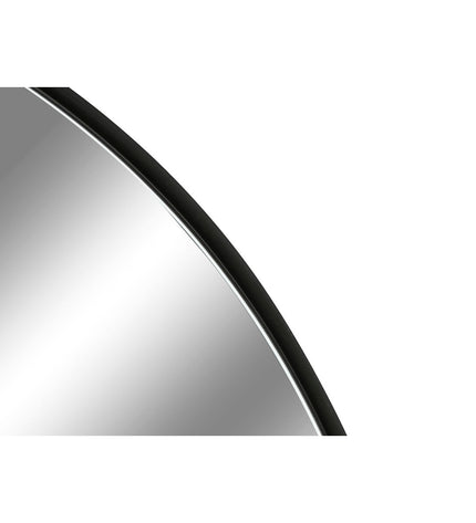 Modern black and gold round wall mirror by Home ESPRIT, stylish home decor for living spaces