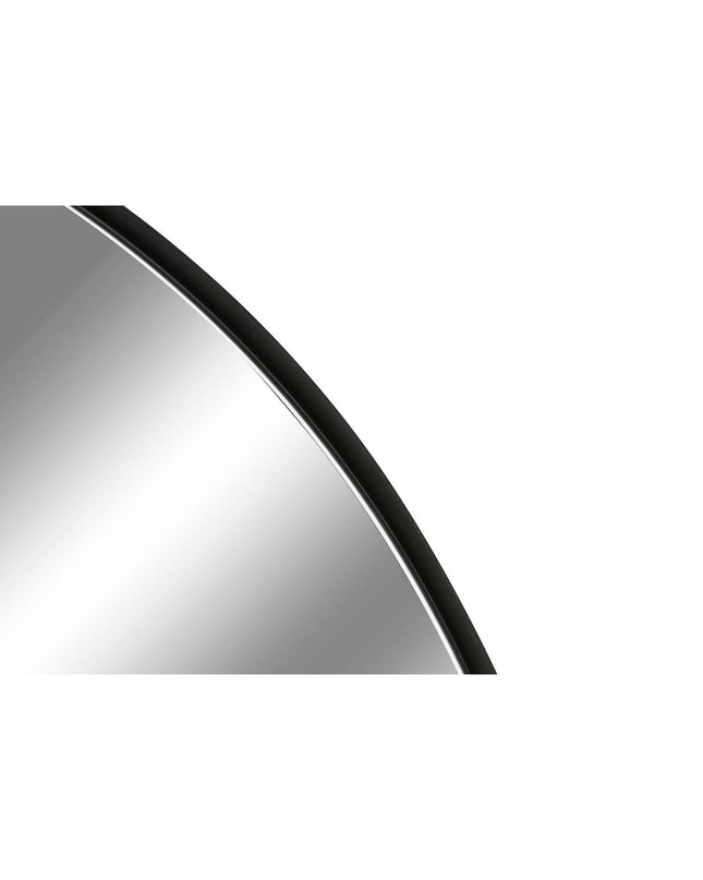 Modern black and gold round wall mirror by Home ESPRIT, stylish home decor for living spaces