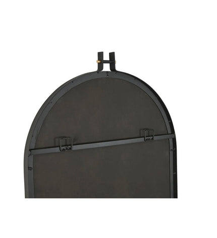 Modern black and gold wall mirror by Home ESPRIT with sleek design, perfect for home decor and kitchen areas.