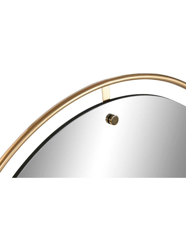 Home ESPRIT gold wall mirror, 90x2x90 cm, decorative round mirror for home decor and interior styling.