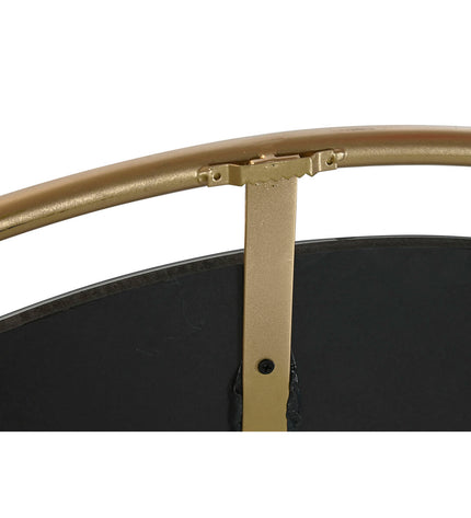 Home ESPRIT gold wall mirror, 90x90 cm, with sleek modern design, for home decor and stylish interior accents.