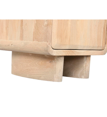 Home ESPRIT Nachtkastje in bruin with 45x40x65 cm dimensions, featuring a sleek design for bedroom or living room use.