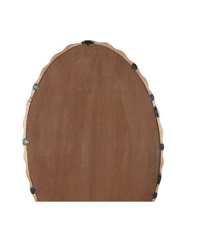 Home ESPRIT Wandspiegel Bruin Cottage, 76x3x117 cm, decorative wall mirror with a warm brown frame for home decor.