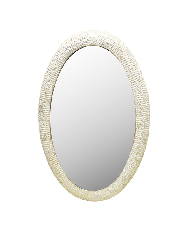 Home ESPRIT gold oriental wall mirror with decorative frame, perfect for home decor and interior design.