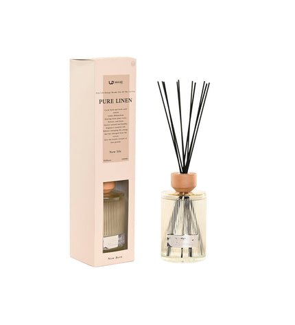 Home ESPRIT Linen Scent Air Freshener in 1L bottle, suitable for home and kitchen decor, with a fresh linen fragrance.