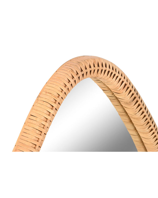 Home ESPRIT Wandspiegel in scandi style, natural wood frame, 60x4x80 cm, modern wall mirror for home decor.