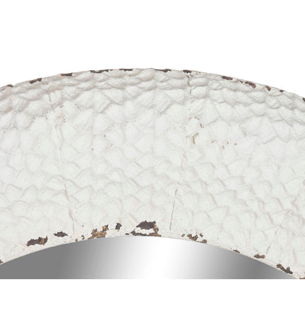 Home ESPRIT Wandspiegel in wit, 84x6x84 cm, decorative wall mirror for home decor, with a sleek rectangular design.