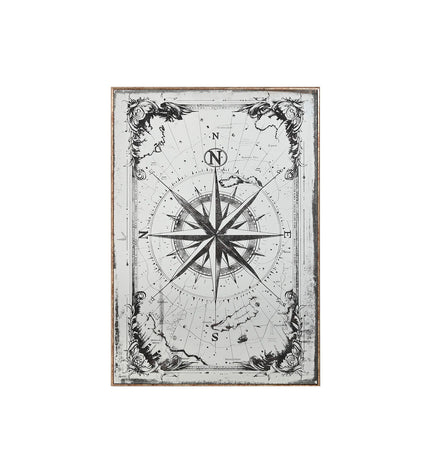 Vintage black and gold House ESPRIT wall mirror, 60 x 4 x 90 cm, with a stylish decorative design for home decor.