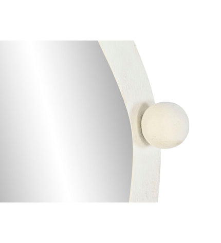 Modern Home ESPRIT Wandspiegel in wit, 67x7.5x167 cm, with sleek rectangular design for stylish home decor.