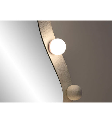 Modern Home ESPRIT wall mirror with a sleek rectangular frame, measuring 67 x 7.5 x 167 cm, for stylish home decor.
