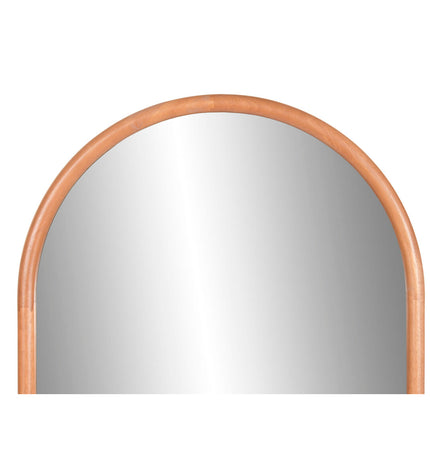 Home ESPRIT Wandspiegel Natuurlijk Stads, round decorative mirror with natural wood frame for home decor.