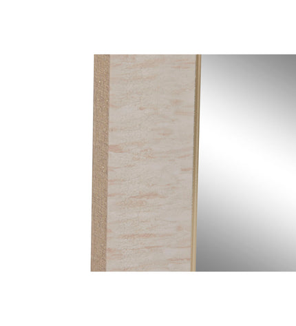 Set of four modern Home ESPRIT wall mirrors with beige, brown, and gray frames, measuring 68x2x156 cm, for home decor.