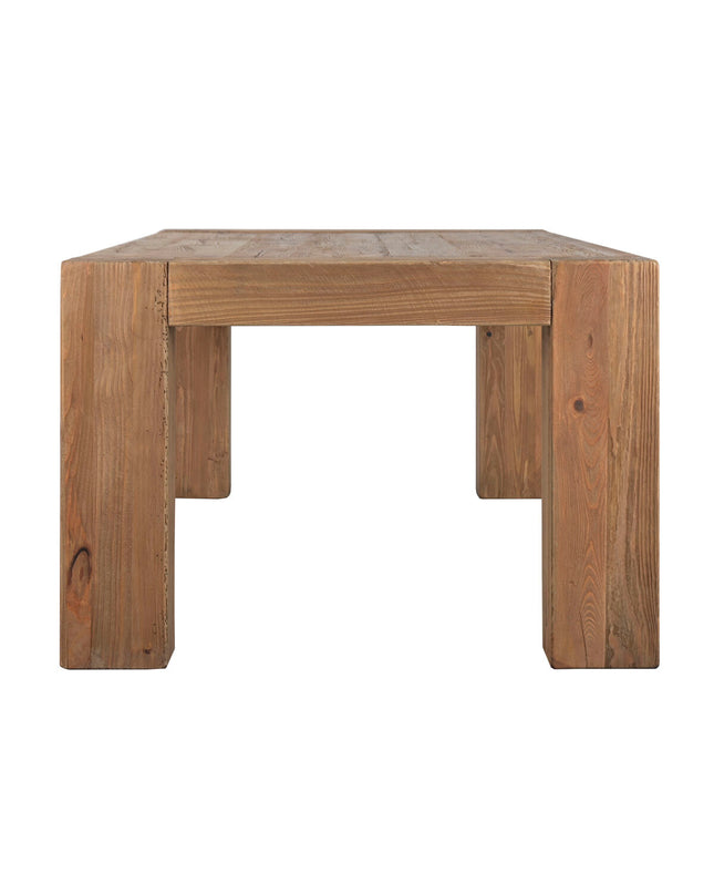 Home ESPRIT eettafel in gerecycled pijnboom hout, 240x110x78 cm, natural finish, sturdy kitchen and dining table.