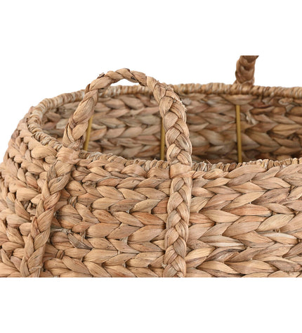 Decorative Water Hyacinth and Sea Grass storage baskets from Home ESPRIT, natural woven material for home organization.