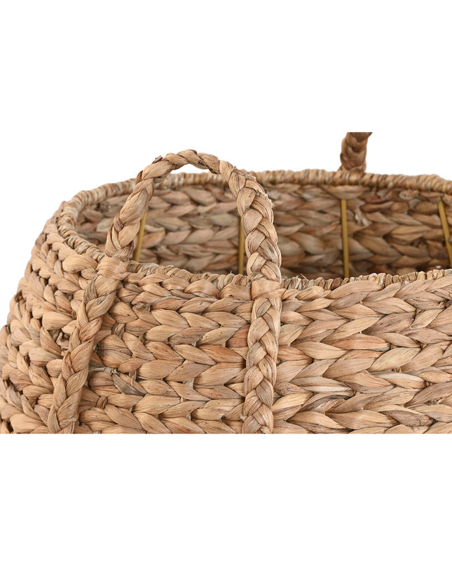 Decorative Water Hyacinth and Sea Grass storage baskets from Home ESPRIT, natural woven material for home organization.