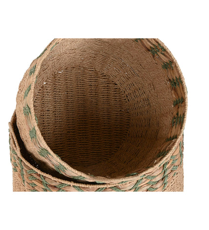 Home ESPRIT basket spelset with two natural fiber storage baskets for home organization and kitchen storage.