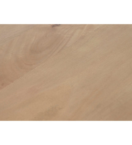 Home ESPRIT eettafel with natural mango wood surface, sturdy household dining table for home and kitchen use.