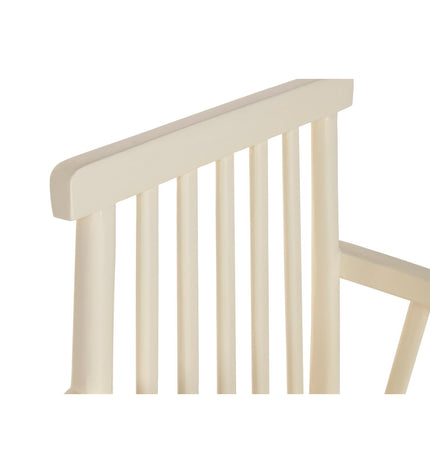 Home ESPRIT keukenstoel in crème met mangohouten frame en MDF, 50x60x98 cm, modern huis en koken meubel