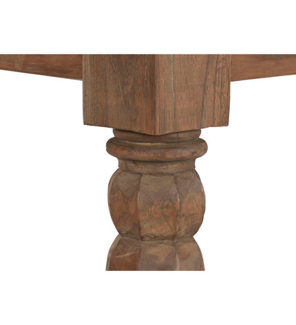 Home ESPRIT teakhouten eettafel 200x90x78 cm, modern dining table with natural wood finish, suitable for home dining spaces.