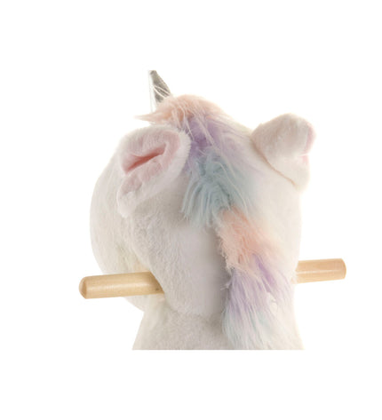 White children's swing chair by Home ESPRIT featuring a cute unicorn design, ideal for babies and young children.