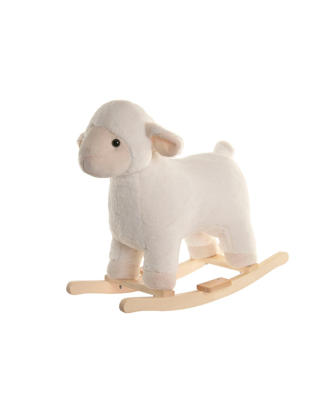 Home ESPRIT baby swing chair in white with natural sheep design, ideal for young children’s play and relaxation.
