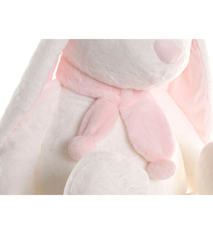 Pair of Home ESPRIT plush beige bunny toys for children, made of soft polyester, ideal as cuddly stuffed animals for kids