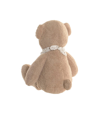 Two Home ESPRIT plush children's teddy bears in brown and pink polyester, soft and cuddly, for play and comfort.