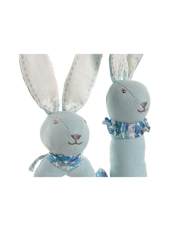 Home ESPRIT blue and pink plush stuffed toys for children, made of soft polyester, perfect for cuddling and play.