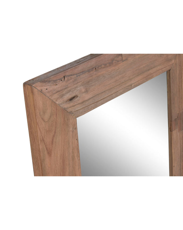 Modern Home ESPRIT natural wall mirror, 60x3x80 cm, with sleek design, ideal for home decor and interior decoration.