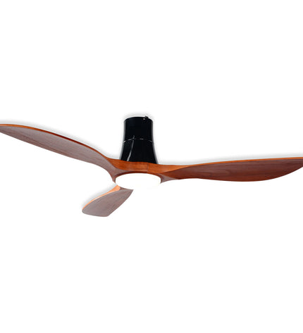 HJM VT531 white ceiling fan with 55W motor, 137cm diameter, suitable for home and kitchen cooling, shown in image.