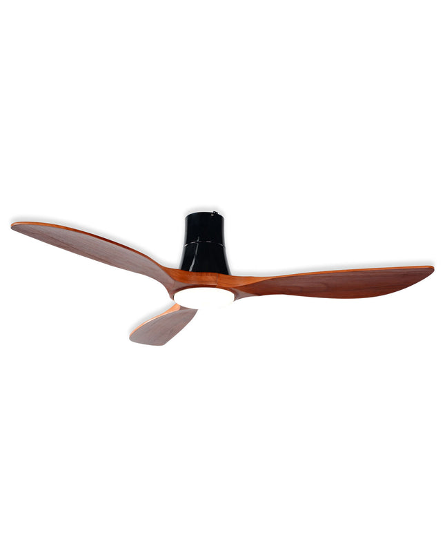HJM VT531 white ceiling fan with 55W motor, 137cm diameter, suitable for home and kitchen cooling, shown in image.