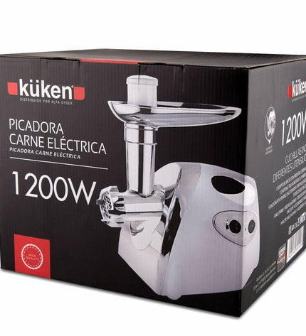 Küken Maalmachine Küken 30140, 1200W, small electric kitchen appliance with metal grinding components.
