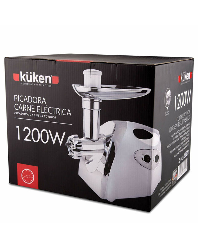 Küken Maalmachine Küken 30140, 1200W, small electric kitchen appliance with metal grinding components.