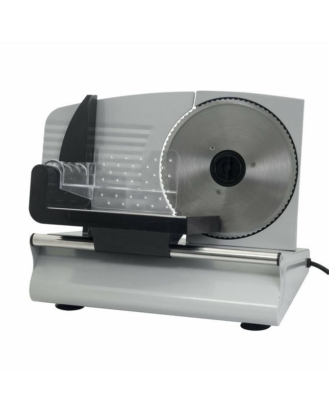 Küken Snijmachine 34273 for kitchen use, compact electric slicer with stainless steel blade and ergonomic handle.