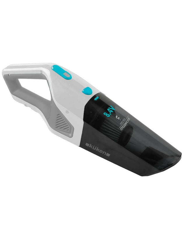 Küken Kruimelzuiger 36002 compact handheld vacuum cleaner with 80W power, designed for quick kitchen and home cleaning.