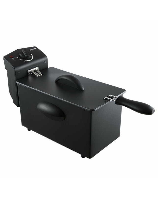 Küken Frituurmachine 36947 zwart 2000W, compact 3L, small electric kitchen appliance for frying food.