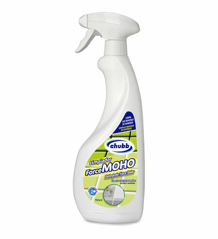 Chubb ForceMOHO mold remover spray in 750 ml bottle, used for cleaning and mold removal in household and kitchen areas.
