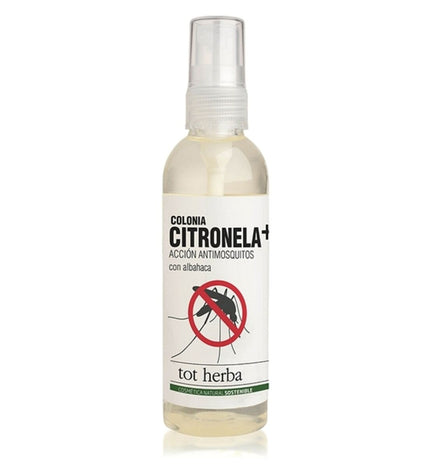 Tot Herba Muggenafweermiddel spray for outdoor camping and hiking, 100 ml, effective against mosquitoes and insects.