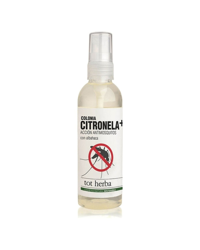 Tot Herba Muggenafweermiddel spray for outdoor camping and hiking, 100 ml, effective against mosquitoes and insects.