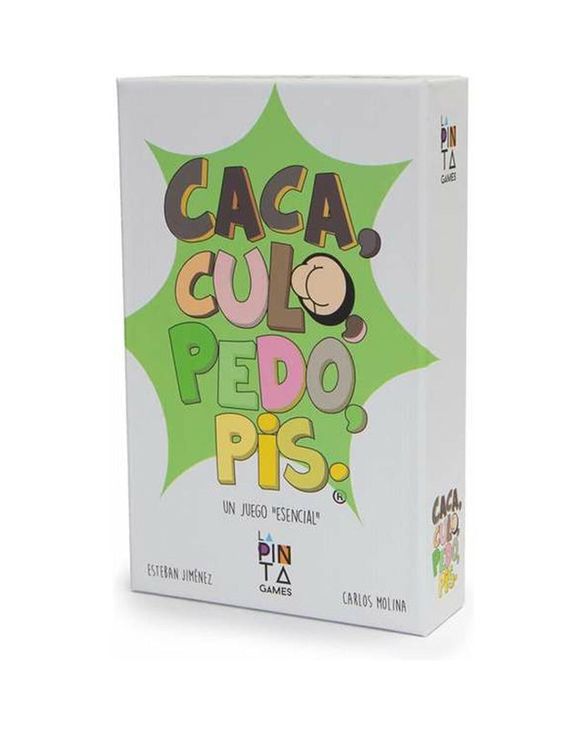 Falomir educatief spel Culo Pedo Pis with colorful game pieces and playful design for kids' learning and entertainment.