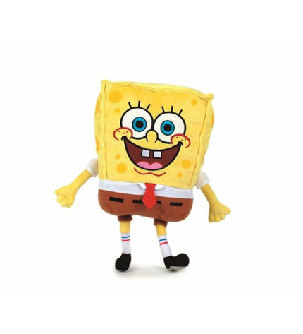 Soft Spongebob plush toy, 18 cm, featuring Spongebob Squarepants character in bright yellow with detailed facial features.