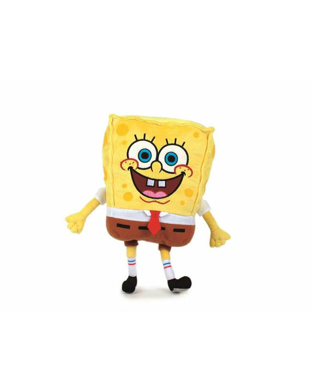 Soft Spongebob plush toy, 18 cm, featuring Spongebob Squarepants character in bright yellow with detailed facial features.