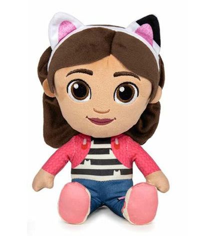 Soft Gabby's Dollhouse plush toy, 18 cm, from Gabby's Dollhouse, featuring colorful, cuddly soft plush for children.