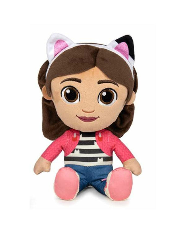 Soft Gabby's Dollhouse plush toy, 18 cm, from Gabby's Dollhouse, featuring colorful, cuddly soft plush for children.