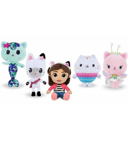 Soft Gabby's Dollhouse plush toy, 18 cm, featuring colorful fabric and detailed dollhouse design from Gabby's Dollhouse brand.