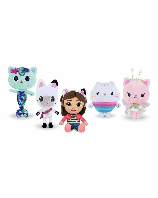 Soft Gabby's Dollhouse plush toy, 18 cm, featuring colorful fabric and detailed dollhouse design from Gabby's Dollhouse brand.