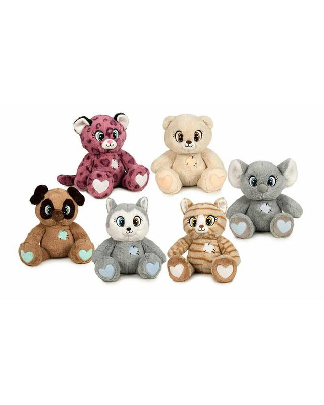Play by Play Plushe Beest Play plush toy, 25 cm soft stuffed animal in vibrant colors, ideal for children’s play and cuddling.